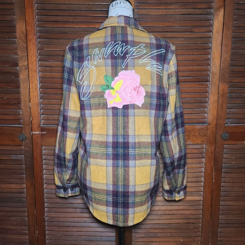 Sample Industries Flannel Collection Jacket W Emb… - image 3